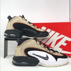 Nike Air Max Penny 1 Rattan DV7442-200 Black Summit White Mens Sneakers- Size 10